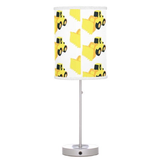 Front End Loader Construction Truck Table Lamp (Back)