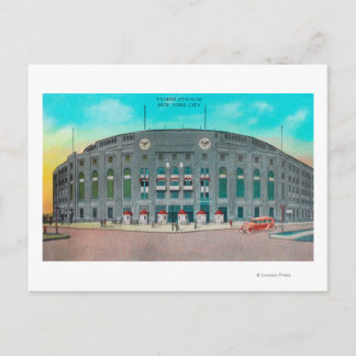 Front Entrance to Yankee Stadium View Postcard