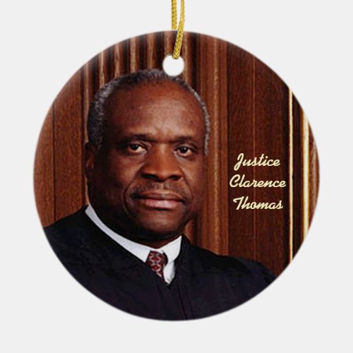 Front Justice Clarence Thomas Ornaments