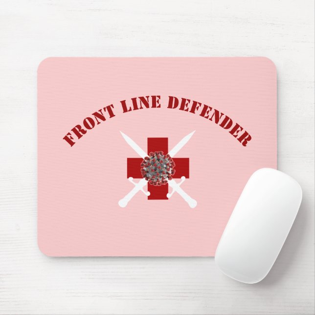 Front Line Defender Mouse Pad (With Mouse)