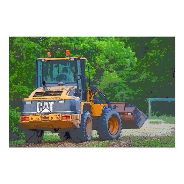 FRONT LOADER FARM EQUIPTMENT AUSTRALIA ART PHOTO PRINT (Front)