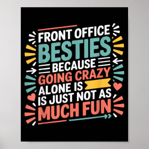 Front Office Ies Funny Coworker Humor Quote School Poster
