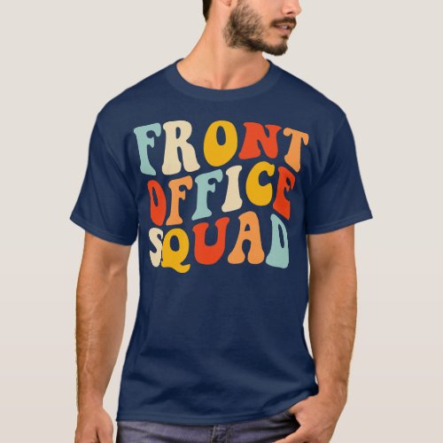 Front Office Squad Retro School Secretary T_Shirt