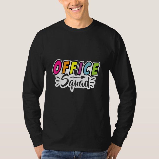 Front Office Squad School Secretary Back To School T-Shirt (Front)