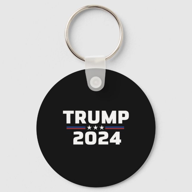 Front On The Back Trump  Keychain (Front)