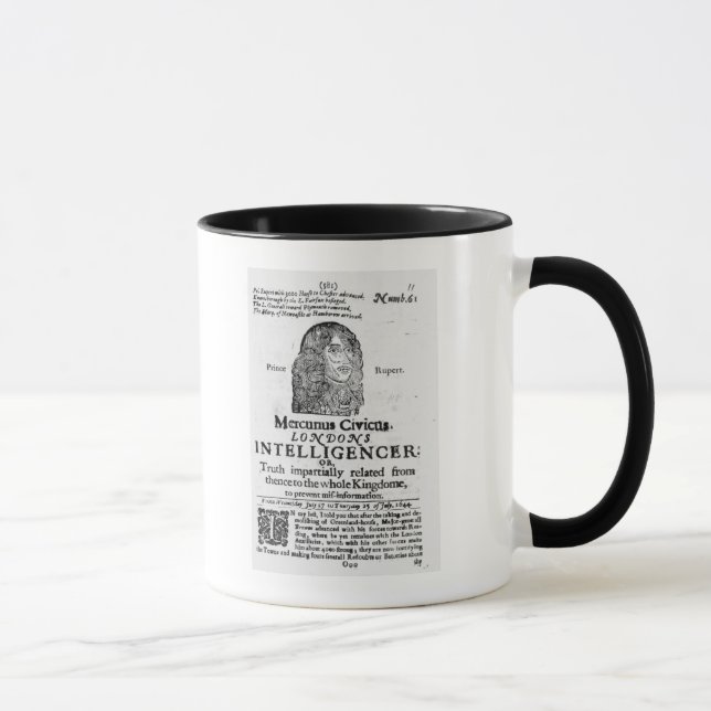 Front page from 'Mercurius Civicus' Mug (Right)