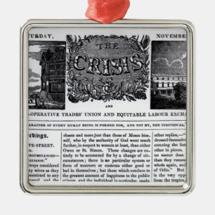 Front page of the 'National Co-operative Trades' Metal Ornament