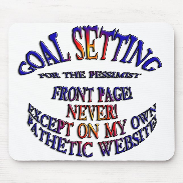 Front Page Online Never Mouse Pad (Front)