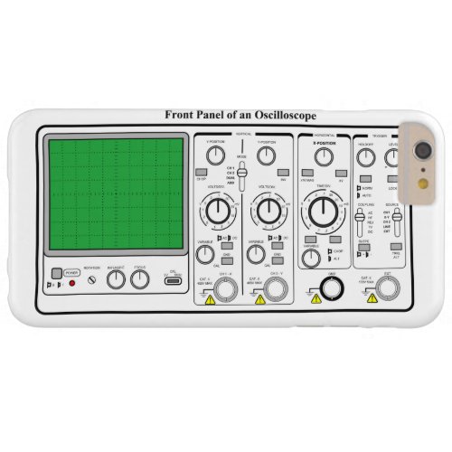 Front Panel of an Oscilloscope Voltage Tester Barely There iPhone 6 Plus Case