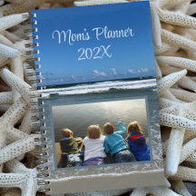 Front Photo Custom Family Planner Ocean Scene