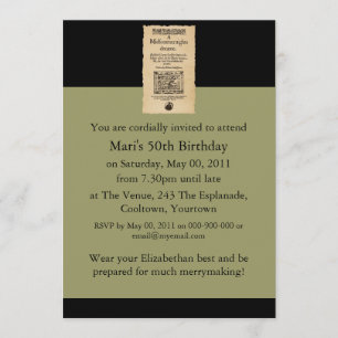 Front Piece to A Midsummer Nights Dream Quarto Invitation