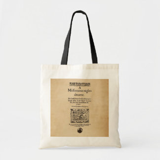 Front Piece to A Midsummer Nights Dream Quarto Tote Bag