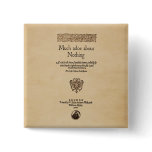 Front Piece to Much Ado About Nothing Quarto Pinback Button