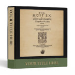 Front Piece to Romeo & Juliet Quarto (1599) 3 Ring Binder