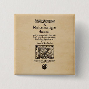 Front Piece to the A Midsummer Nights Dream Quarto Button