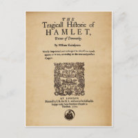 Front Piece to the Hamlet Quarto (1605 version)