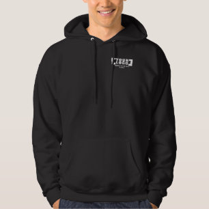 Front pocket +optional Back, Business logo Black   Hoodie