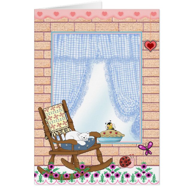 front porch greeting card (Front)