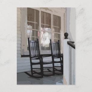 Front Porch in Ocean Grove NJ Postcard