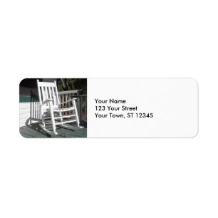 Front Porch Rocking Chair Label