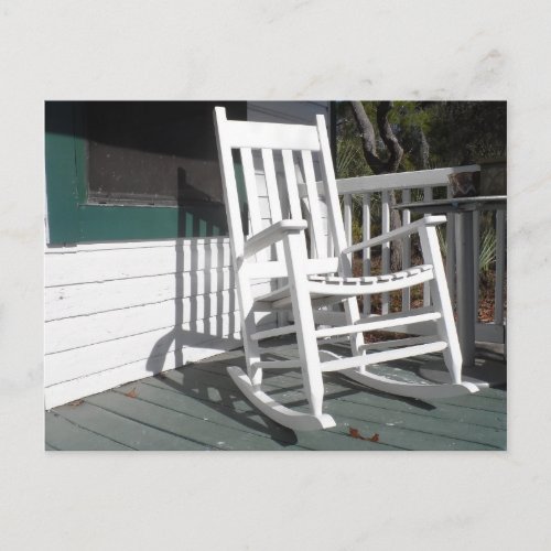 Front Porch Rocking Chair Postcard