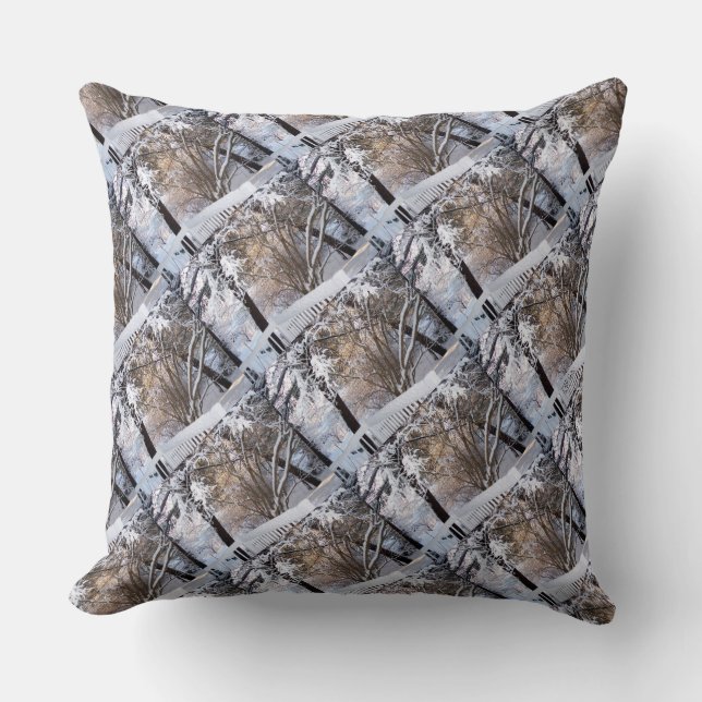 Front Porch Throw Pillow (Front)