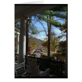 Front Porch, West Baden Hotel, Indiana Cards