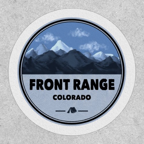 Front Range Mountains Colorado Camping Patch