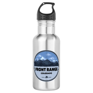 Front Range Mountains Colorado Camping Stainless Steel Water Bottle