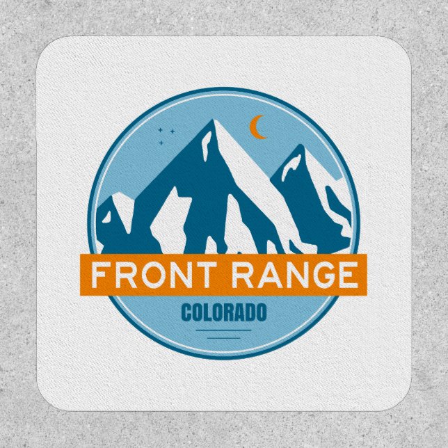 Front Range Mountains Colorado Patch (Front)