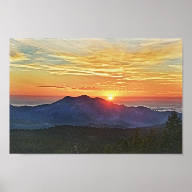 Front Range Sunrise, Colorado Poster (Front)
