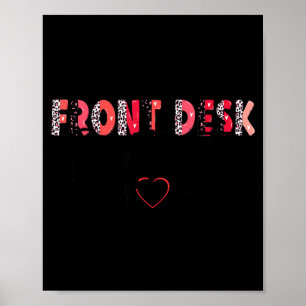 Front Receptionist Desk Valentines Day Hostal Nurs Poster