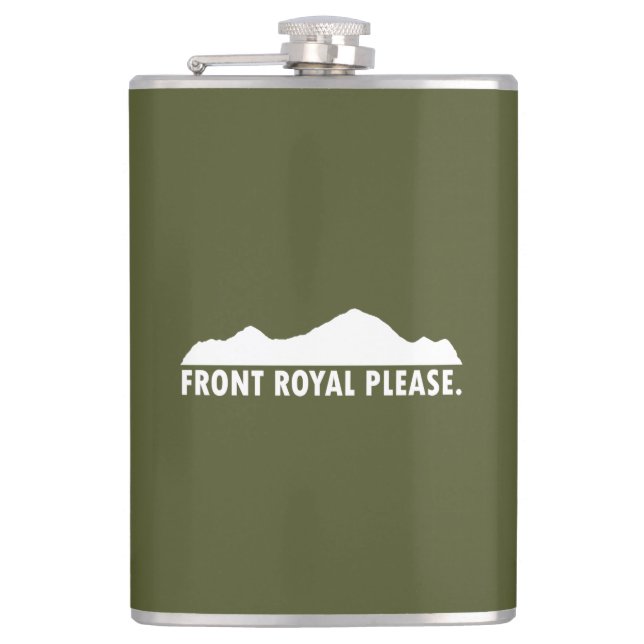 Front Royal Virginia Please Flask (Front)