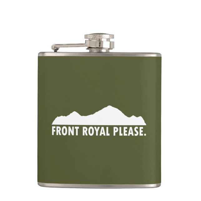 Front Royal Virginia Please Flask (Front)