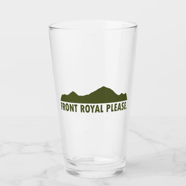 Front Royal Virginia Please Glass (Front)