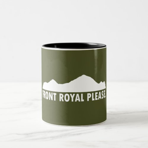 Front Royal Virginia Please Two_Tone Coffee Mug