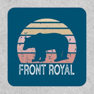 Front Royal Virginia Retro Bear Patch