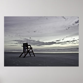 Front Seat at the Beach Sunrise Poster