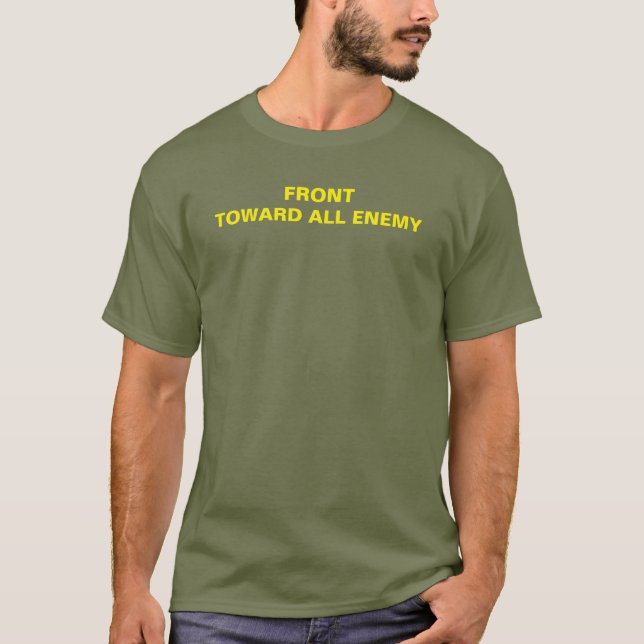 Front Toward all Enemy Military T Shirt (Front)