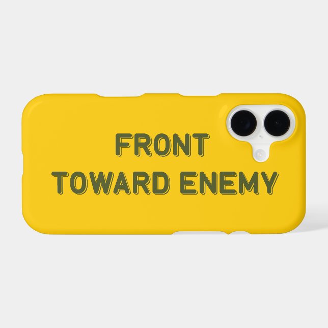 FRONT TOWARD ENEMY Case-Mate iPhone CASE (Back (Horizontal))