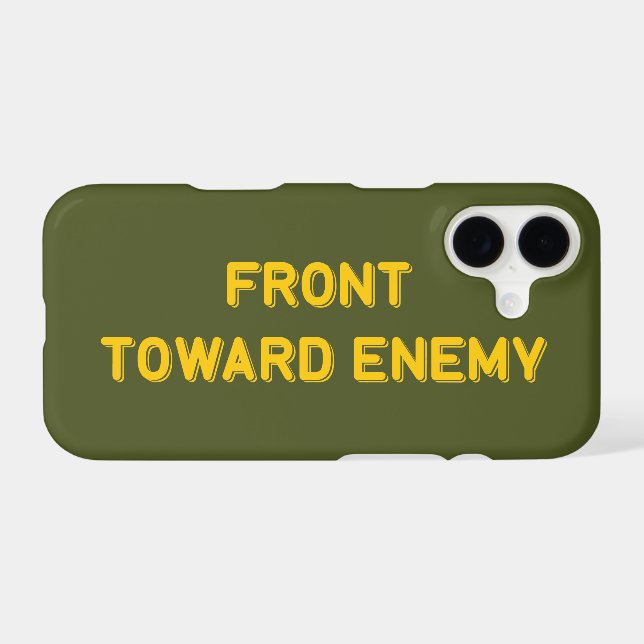 FRONT TOWARD ENEMY Case-Mate iPhone CASE (Back (Horizontal))