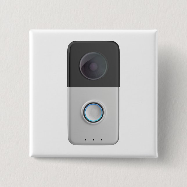 Front view of smart video doorbell button (Front)