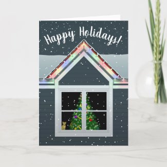 Front Window Holiday Card