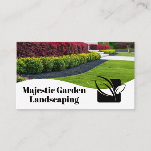 Front Yard Landscaping  Business Card