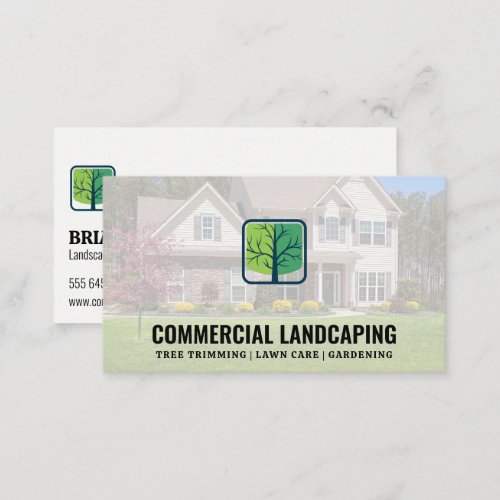 Front Yard Lawn  Residential Business Card