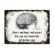 Frontal Lobe Haiku Postcards