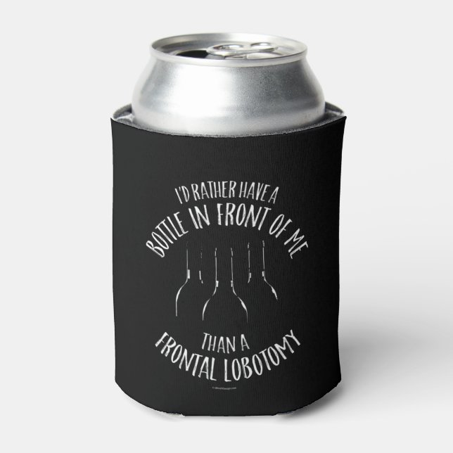Frontal Lobotomy Can Cooler (Can Front)