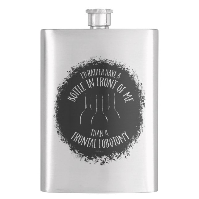 Frontal Lobotomy Flask (Front)