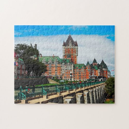 Frontenac Castle Quebec Jigsaw Puzzle