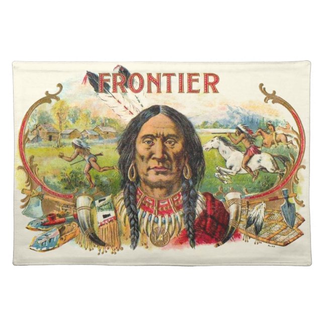 Frontier Cigar Advertising Placemat (Front)